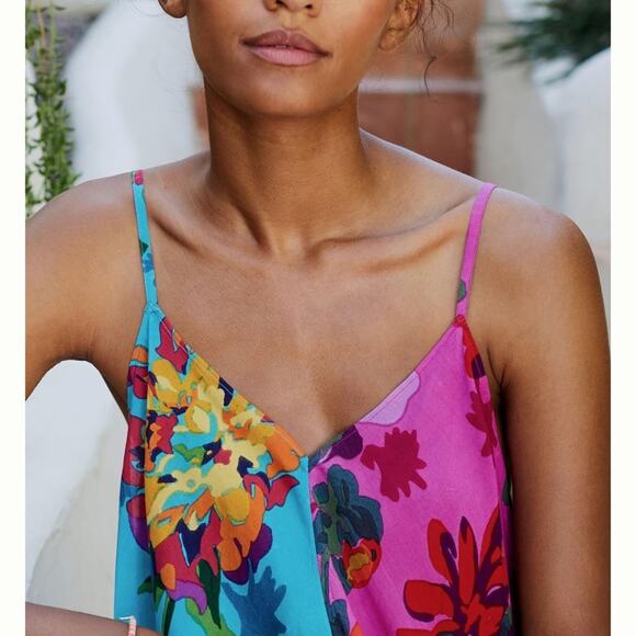 Anthropologie Gorgeous Flowy Fit Floral seaside to the midi Dress Flattering XS - Picture 4 of 9